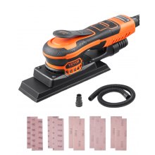 3/8 Sheet Sander 350W 6 Speeds Brushless Finishing Sander for Woodworking