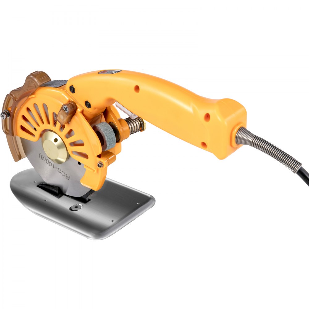 100mm Electric Cloth Cutter Cutting Machine Rotary Fabric Cutter Variable Speed