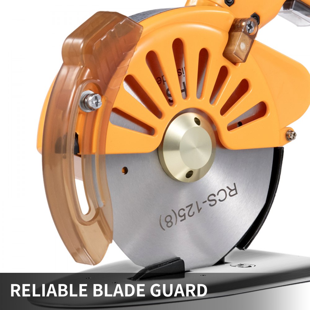 Electric Cloth Cutter Cutting Machine 125mm Rotary Fabric Cutter Variable Speed