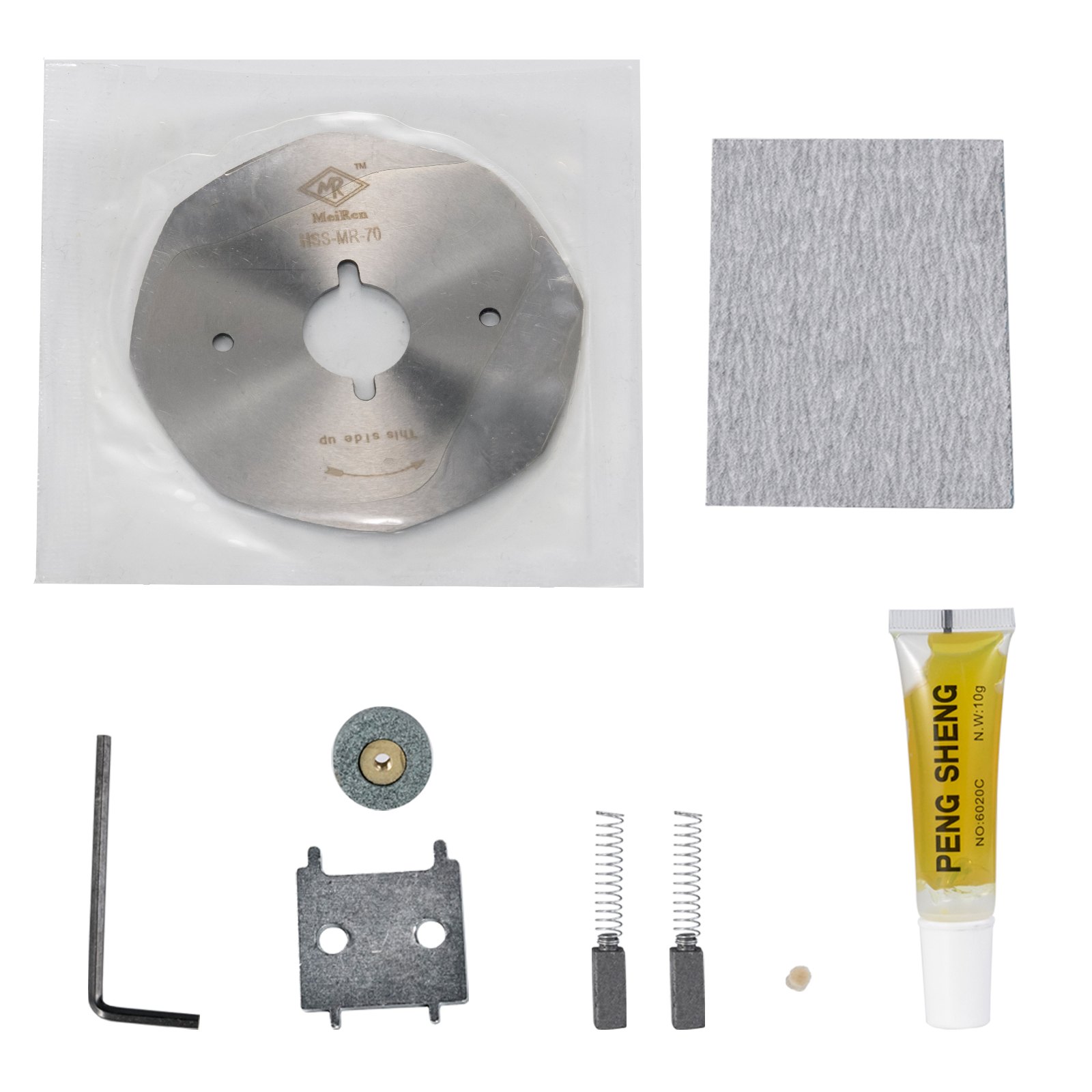 VEVOR Fabric Cutter 70mm Rotary Fabric Cutter 12mm, Cutting Thickness 2400 RPM Rotary Cutter Machine All-Copper Motor with Low Noise Adjustable Speed Electric Scissors For Cutting Fabric and Leather