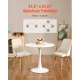 VEVOR 31.5 in Round Dining Table Wood Kitchen Table for 2-4 Person (Only Table)