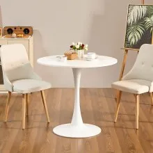 VEVOR 31.5 in Round Dining Table Wood Kitchen Table for 2-4 Person (Only Table)