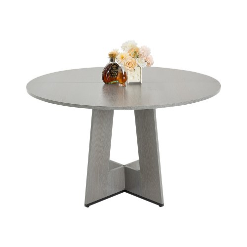 VEVOR 47 in Round Dining Table Wood Kitchen Table for 2-4 Person (Only Table)