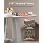 VEVOR 47 in Round Dining Table Wood Kitchen Table for 2-4 Person (Only Table)