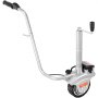 VEVOR Electric Trailer Dolly, 5000lbs Towing Capacity, 350W 12V Trailer Jockey Wheel with 22 ft/min Moving Speed, 12''-24.8'' Adjustable Clamp Height & 8'' Rubber Tire, for Moving Trailer Caravan Boat