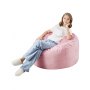 VEVOR 91 cm Round Bean Bag Chair with Removable Cover & Dutch Velvet Pink