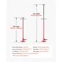 VEVOR Underhoist Support Stand, 3/4 Ton Capacity Under Hoist Jack Stand, Lifting from 1320 mm to 2032 mm, Bearing Mounted Spin Handle, Foot Pedal Adjustment, Stable Base, Support Vehicle Components
