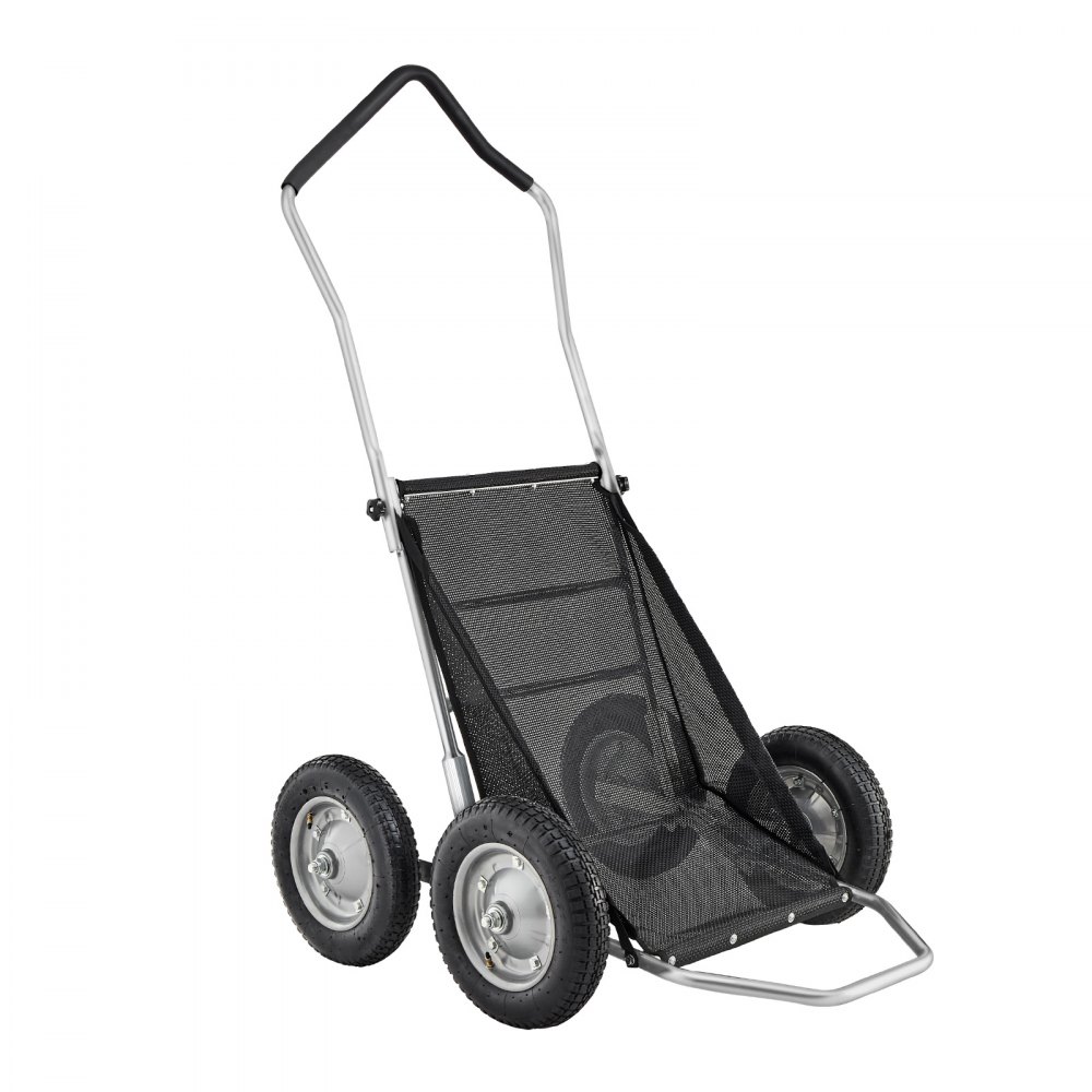 Carrinho de caça VEVOR, capacidade para 227 kg (500 lbs), carrinho de esteiras reforçado, carrinho dobrável para transporte de cervos em todos os terrenos com pneus com amortecimento, carrinho utilitário para caça, pesca e trilhas.