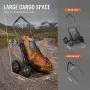 VEVOR Deer Cart, 500 LBS Capacity Folding Game Cart, Deer Cart Game Hauler with 4 Big Wheels & Ergonomic Handle, Heavy-Duty Game Cart Accessories, Utility Gear Dolly for Hunting Fishing Hiking