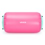 VEVOR Gymnastics Barrel Air Roller 120x75cm Inflatable Tumbling Air Mat, Octagon Tumbler Trainer with Electric Pump, Equipment for Back Handspring Training/Home Use/Gym/Yoga/Cheerleading, Pink