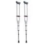 Muletas axilares VEVOR, con 13 niveles de altura ajustable, ligeras de aluminio para adultos y adolescentes, con almohadilla suave para lesiones en las piernas, cirugías y personas con discapacidad, 1 par de 136 kg