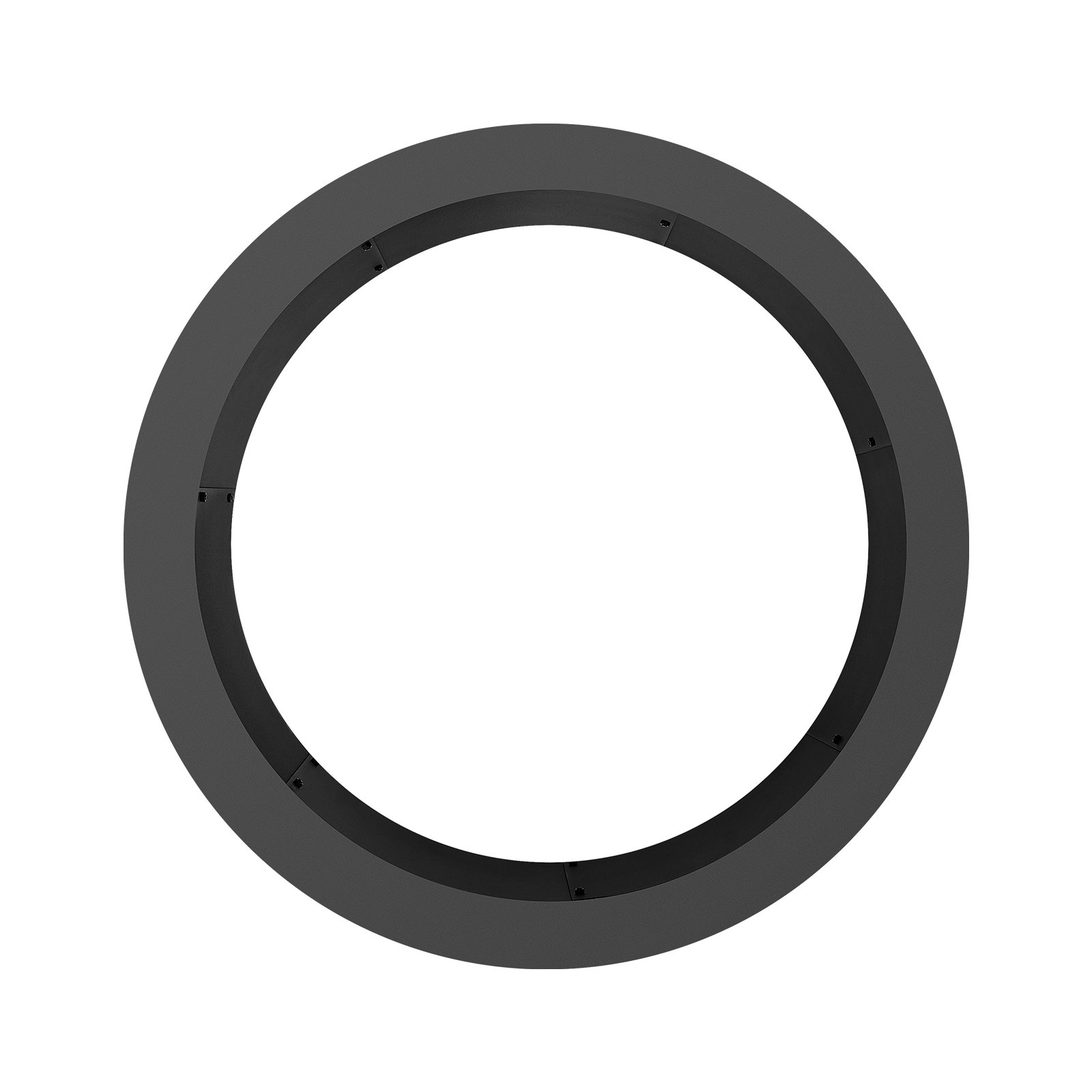 VEVOR Fire Pit Ring, 36-Inch Outer/30-Inch Inner Diameter, 10inch Height 2.5mm Thick Fire Pit Insert, Heavy Duty Carbon Steel Liner DIY Campfire Ring above or In-Ground, for Outdoor Camping, Bonfires