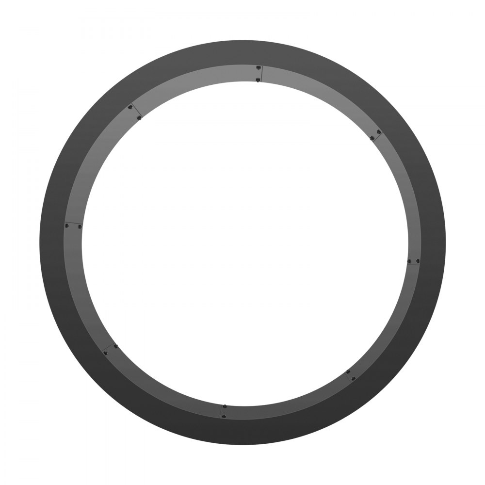 VEVOR Fire Pit Ring, 40-Inch Outer/36-Inch Inner Diameter, 10inch Height 2.5mm Thick Fire Pit Insert, Heavy Duty Carbon Steel Liner DIY Campfire Ring above or In-Ground, for Outdoor Camping, Bonfires