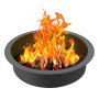 VEVOR Fire Pit Ring Kerek 44 hüvelykes külső acél bélés DIY Campfire Ring Firepit