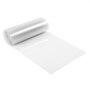 transparent roll of VEVOR carpet protector for pets with spiked surface, unrolled section visible.