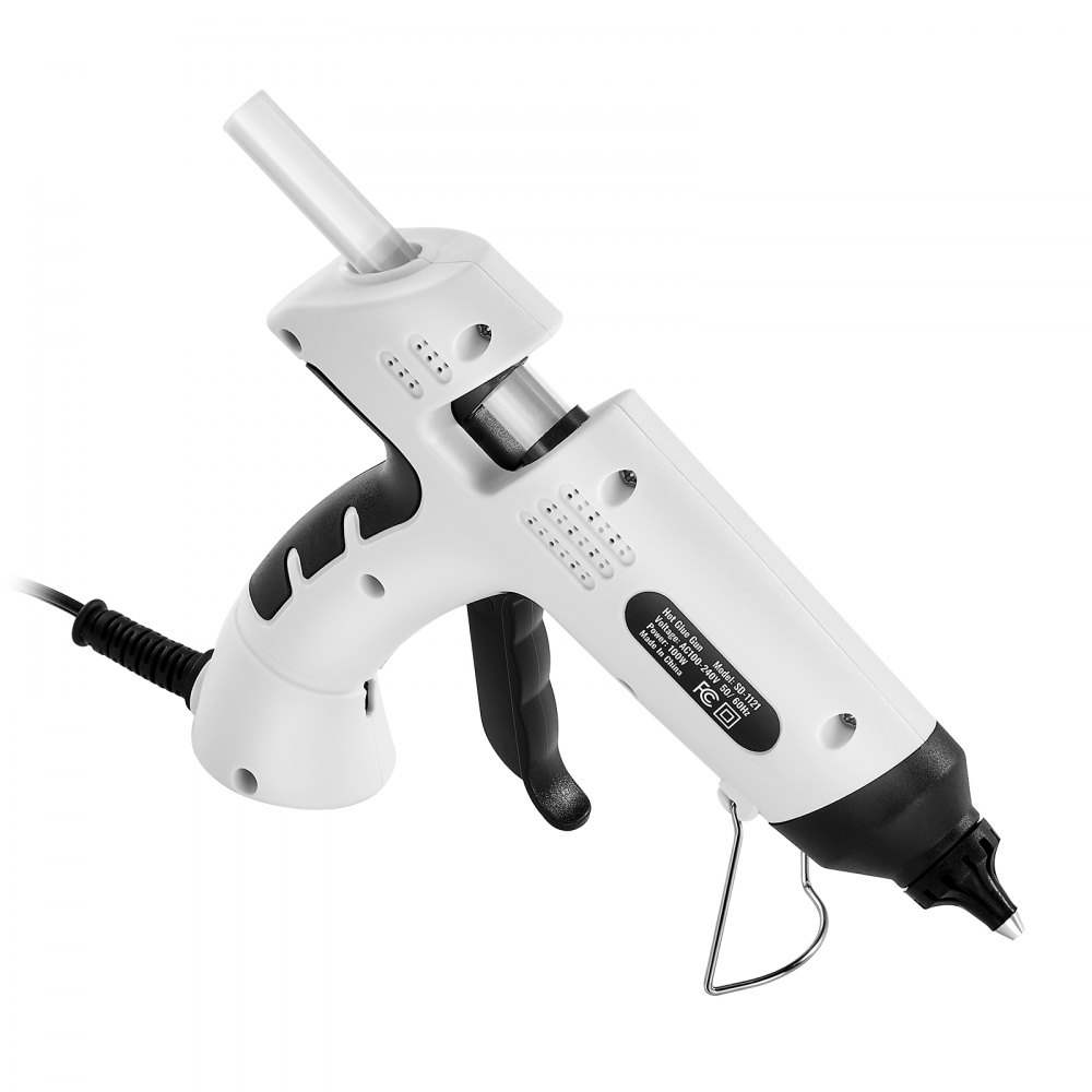 VEVOR Hot Glue Gun, 60/100W Dual Power, Mini Hot Glue Gun with 20 Premium Glue Sticks and Oxford Cloth Bag, Fast Preheating & High Temp Melt Glue Gun for Crafts, Arts, DIY, Quick Home Repairs, White