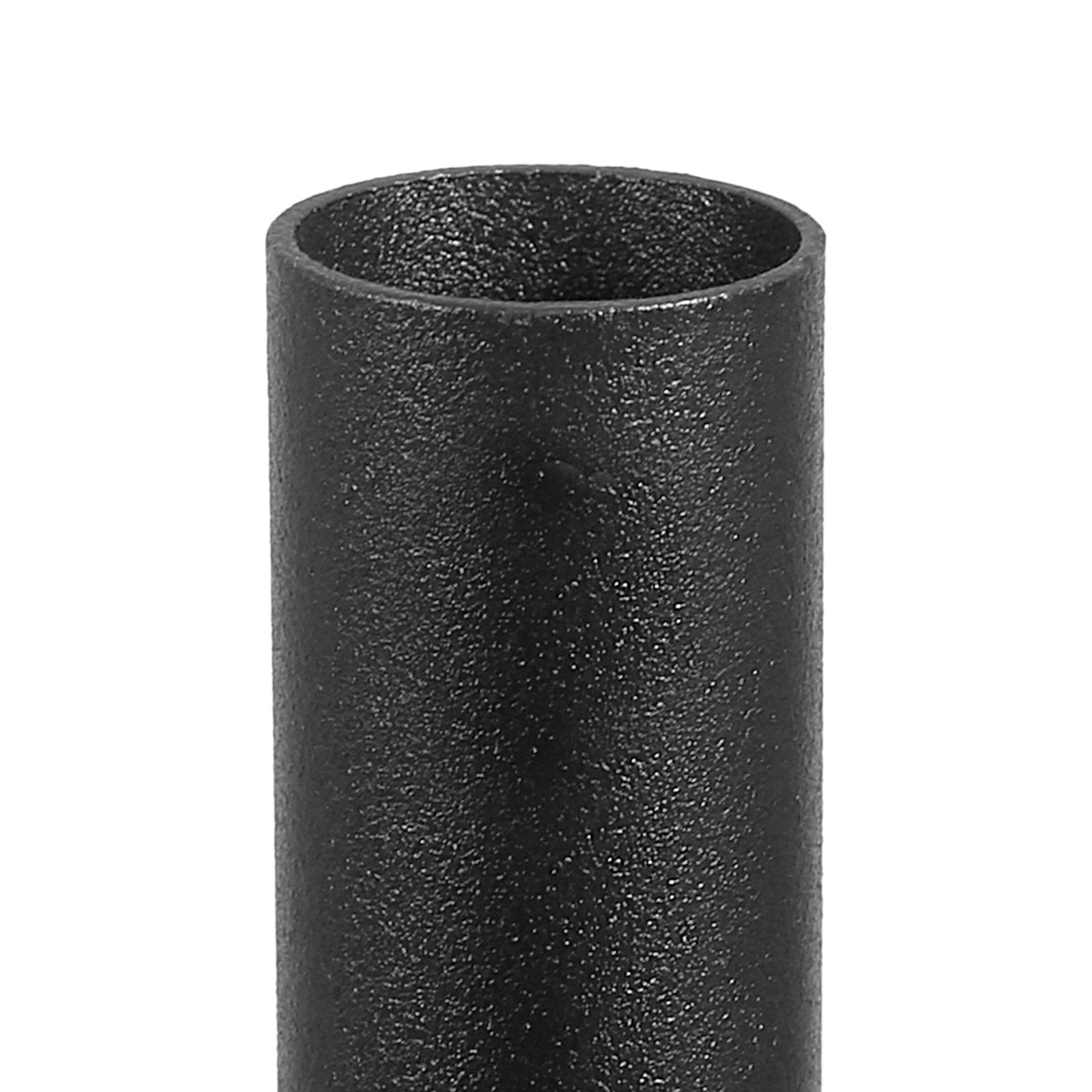 VEVOR 125 Pack Deck Balusters, 66 cm Aluminum Railing Spindles, 1.9 cm Diameter Hollow Round Metal Decking Stair Balusters with Connectors, Screws, for Deck, Porch & Staircase Railing Fence, Black