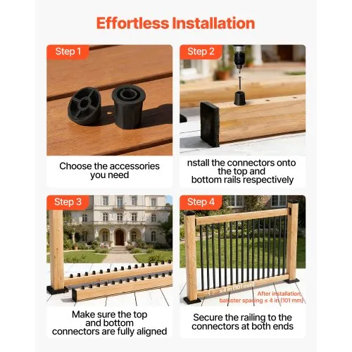 100 Pack 32" Aluminum Deck Balusters, Balusters For Deck - View #5