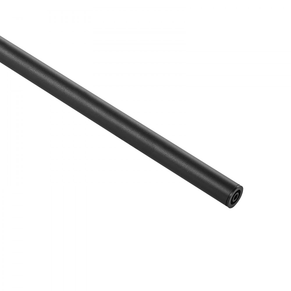 VEVOR Staircase Balusters 51 Pack, 36 In Aluminum Stair Balusters, 3/4 In Water-Proof Round Metal Spindle Railing, Hollow Deck Railing with Rail Caps & Screws for Stairs, Porch, Patio, Fence, Black