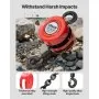 VEVOR Hand Chain Hoist, 1 Ton Capacity, Manual Chain Block with Upgrade G70 Galvanized Chain, 3 m Lifting Height, Heavy Duty Pulley Hoist for Garage Warehouse Automotive Machinery, Red