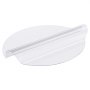 VEVOR Plastic Table Cover, 48 x 48 Inch 2.0 mm Thick Clear Table Protector, Round PVC Desk Mat, Waterproof & Easy Cleaning Desk Pad Tablecloth, for Office Dresser Dining Room Table Night Stand