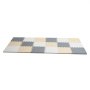 VEVOR - Tapete de juego infantil de 16 piezas, 1 cm de espuma EVA, tapete de juego tipo rompecabezas de 30 x 30 cm con una superficie de 1,5 m², tapete entrelazado para sala de juegos, guardería y sala de estar, color camel, gris y beige.