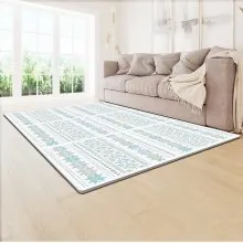 VEVOR 6 Tiles Kids Play Mat, 0.5 Inch Toddler Play Mat with EVA Foam, 24" x 24" Puzzle Play Mat with 24 sq.ft Coverage, Interlocking Toddler Mats for Play Room, Nursery, Living Room, Light Gray