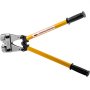 yellow-handled VEVOR battery cable crimper with black grips and metal head.