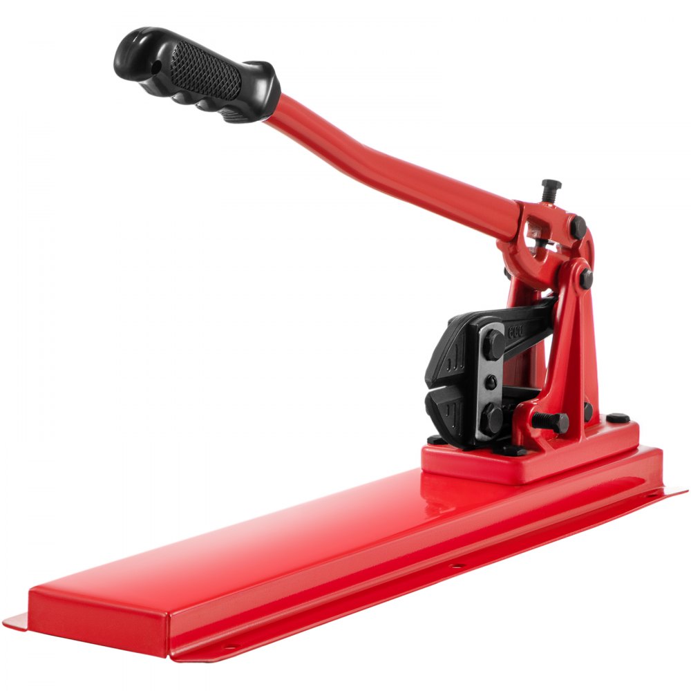 VEVOR Bench Swager Tool 24\" Wire Rope Swaging Tool with Crimper Cable Bolt Cutter Head Bench Crimper 1/16\"-3/16\" Aluminum/Copper Sleeves Bench Cable Alloy Steel Crimper Swager for1/2\" Wire Rope Fe