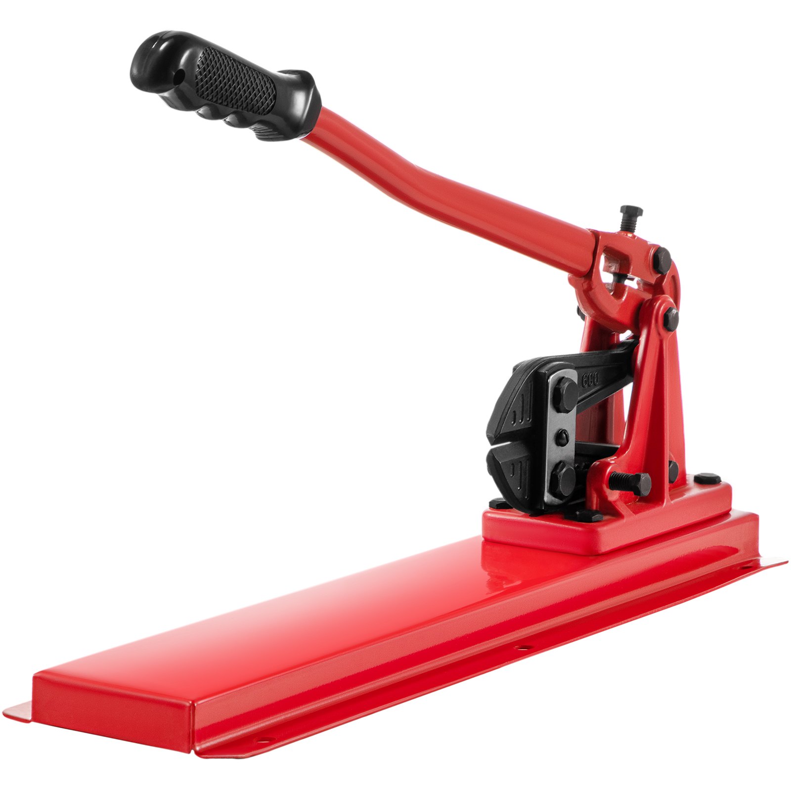 VEVOR Bench Swager Tool 24\" Wire Rope Swaging Tool with Crimper Cable Bolt Cutter Head Bench Crimper 1/16\"-3/16\" Aluminum/Copper Sleeves Bench Cable Alloy Steel Crimper Swager for1/2\" Wire Rope Fe