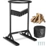 VEVOR firewood kindling splitter with kindling, cover, and screws, ideal for efficient wood splitting.