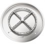 VEVOR Drop in Fire Pit Pan, 19" x 19" Round Fire Pit Burner, Stainless Steel Gas Fire Pan, Fire Pit Burner Pan w/ 1 Pack Volcanic Rock Fire Pit Insert w/ 90K BTU for Keeping Warm w/ Family & Friends