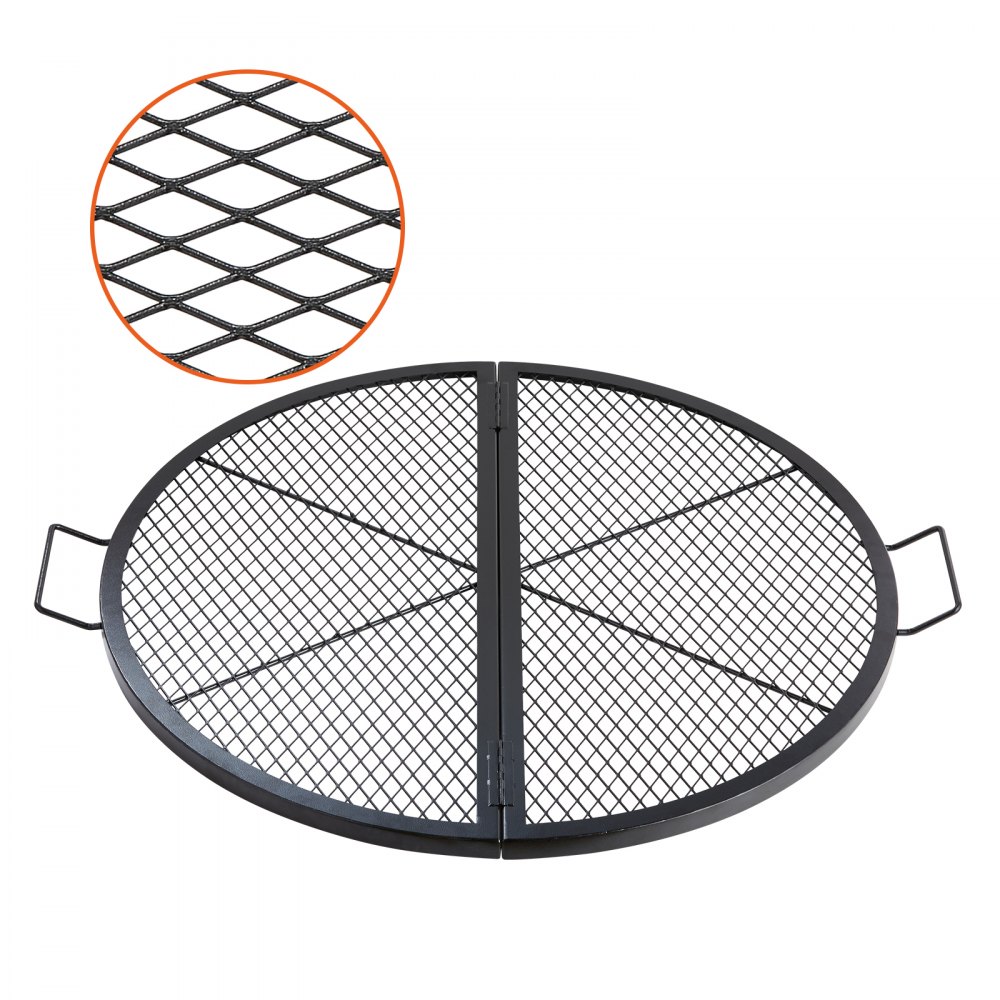 Outdoor Round Barbecue Grill Pan For Camping, Thickened Foldable Portable  Pot Grill, Tabletop Grill