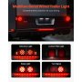 VEVOR Trailer Lights, LED Trailer Tail Lights Kit with Stop Brake Turn Tail License Plate Clearance Lamp, Waterproof Tow Lighting Kit with Wiring Harness for Boat Truck Camper RV Snowmobile Caravan