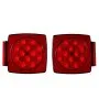VEVOR Trailer Lights, LED Trailer Tail Lights Kit with Stop Brake Turn Tail License Plate Clearance Lamp, Waterproof Tow Lighting Kit with Wiring Harness for Boat Truck Camper RV Snowmobile Caravan