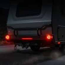 VEVOR Trailer Lights, 12V LED Trailer Tail Lights Kit with Stop Brake Turn Tail License Plate Clearance Lamp, Waterproof Tow Lighting Kit with Wiring Harness for Boat Truck Camper RV Snowmobile Bus