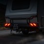 VEVOR Trailer Lights, 4PCS Oval LED Trailer Tail Lights Kit with Stop Brake Turn Tail Lamp, Waterproof Tow Lighting Kit for Boat Truck Camper RV Snowmobile Bus Caravan, Dual Mounting Options, Red