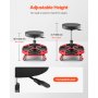 VEVOR Rolling Mechanic Stool Adjustable Garage Seat 300 lbs Load with Wheels