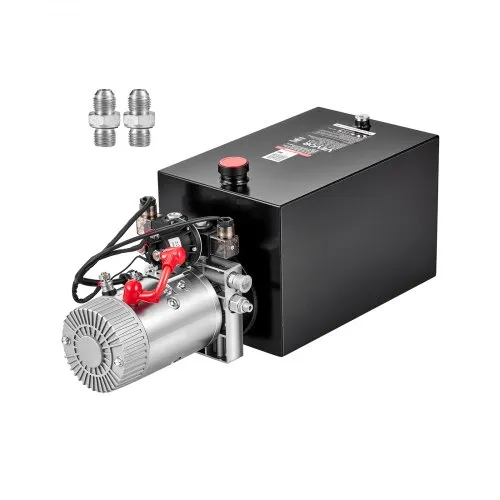Hüdraulikaagregaat 12 V 1,6 kW, kahetoimeline, 15 l horisontaalne