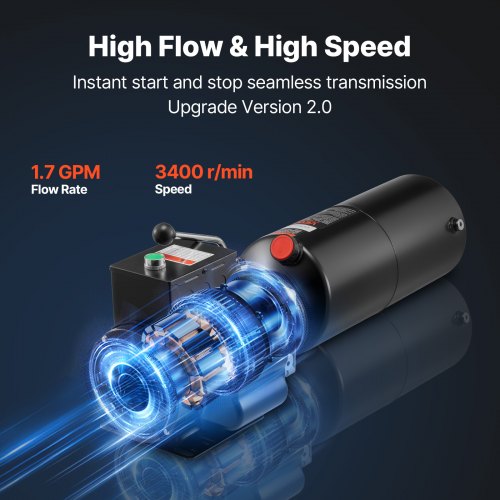 Hüdraulikaagregaat 2,2 kW, 220 V, 10 l — pilt 5