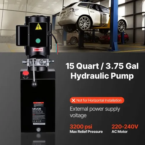 Hüdraulikaagregaat 2,2 kW, 220 V, 15 l (vertikaalne) — pilt 2