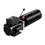 VEVOR Hydraulic Pump 10 Quart/9.5 L Single Acting Dump Trailer Pump Power Unit AC 220V