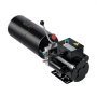 VEVOR Hydraulic Pump 10 Quart/9.5 L Single Acting Dump Trailer Pump Power Unit AC 220V