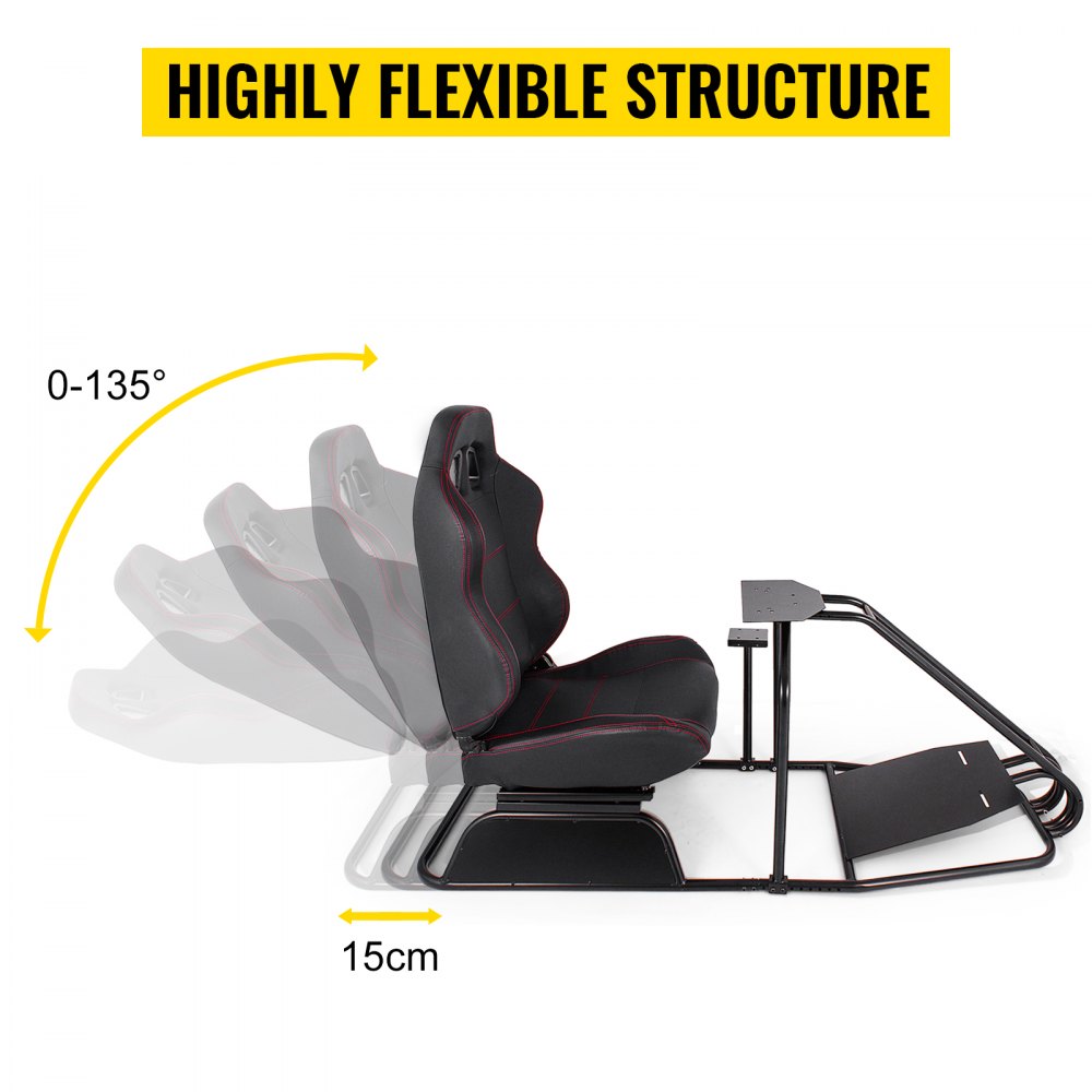 Racing Simulator Cockpit Gaming Chair for Logitech G27/G29/G920/PS3/PS4