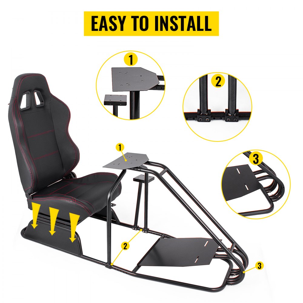 Racing Simulator Cockpit Gaming Chair for Logitech G27/G29/G920/PS3/PS4
