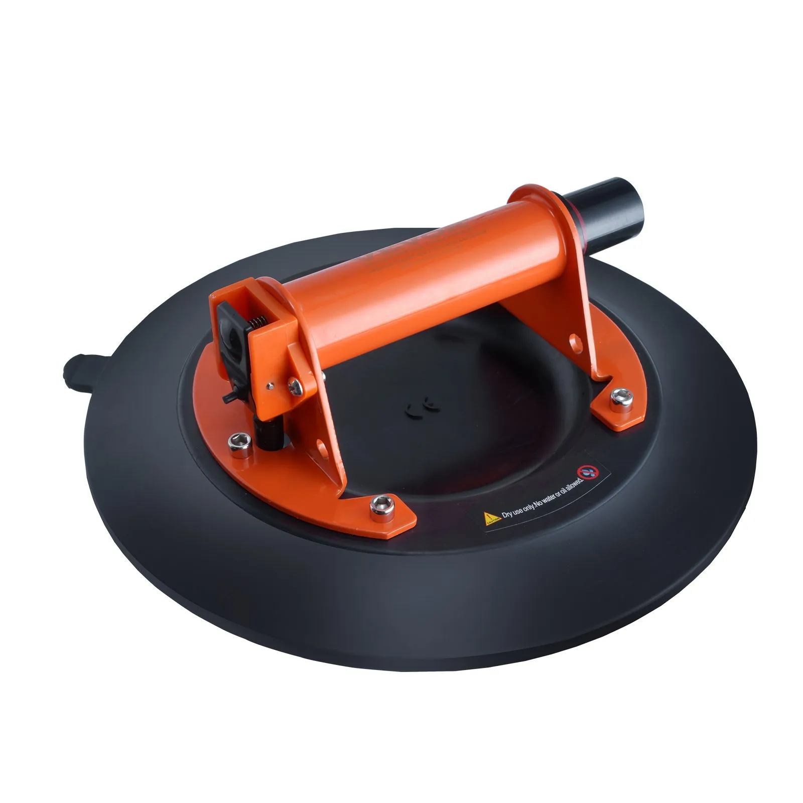 VEVOR Glass Suction Cup, 10" 990 lbs Load Capacity, Vacuum Suction Cup with Steel Handle & Carry Box, Heavy Duty Industrial Suction Cup Lifter Tool for Glass, Granite, Tile, Metal, Wood Panel Lifting