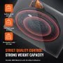 VEVOR Glass Suction Cup, 8" 2 Pack 615 lbs Load Capacity, Vacuum Suction Cup with ABS Handle and Carry Box, Heavy Duty Industrial Suction Cup Lifter Tool for Glass, Granite, Tile, Metal, Wood Lifting