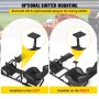 Rs6 Racing Simulator Cockpit Gaming Chair W/ Stand Stretchable Height Adjustable