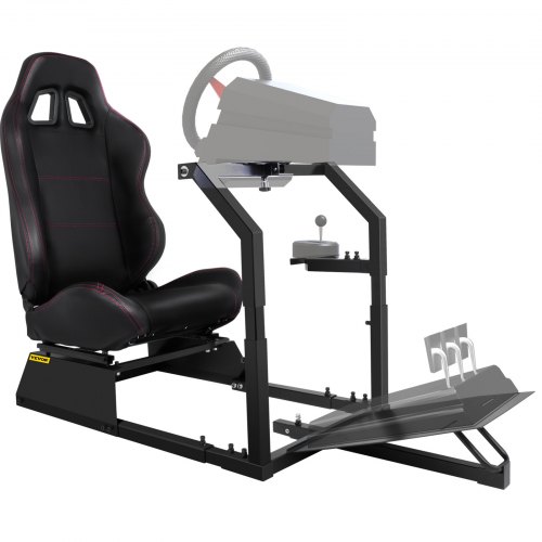 VEVOR Racing Simulator Cockpit Gaming Chair W/ Steering Wheel Stand For G29 Ps3