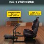 VEVOR GTA-F Model Racing Simulator Cockpit Gaming Chair Driving Simulator with Real Racing Seat and Gear Shifter Mount